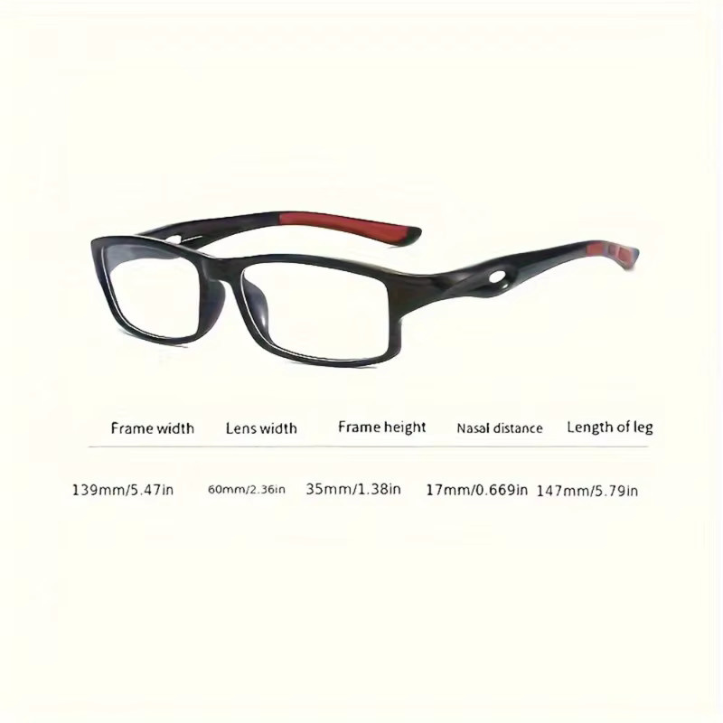 DIXSG Lesebrille, Unisex, Vollrand, quadratisch, Kunststoff - Bild 2