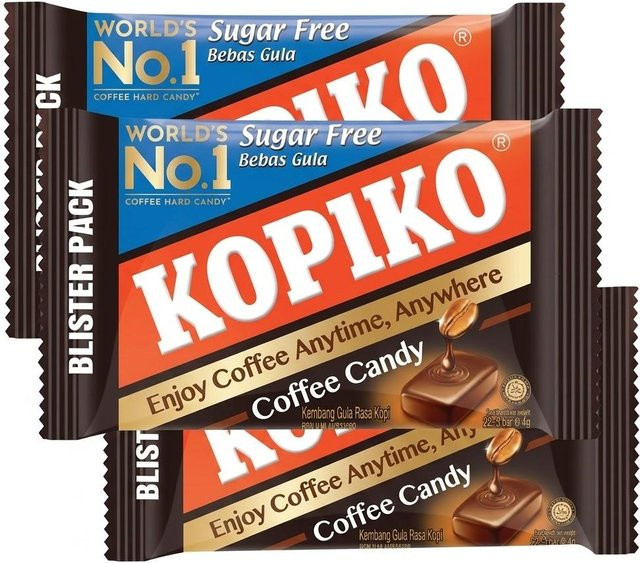 Kopiko Kaffeegeschmacksbonbons zuckerfrei 3 x 32 g - Bild 1