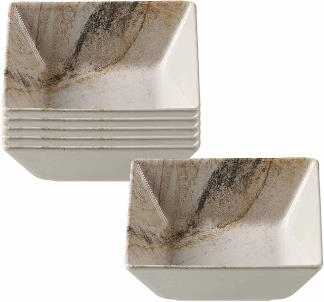 Ritzenhoff & Breker Schalen Arezzo aus Keramik, Multicolour/Braun, 6er Set, Durchmesser: 13 cm - Bild 1