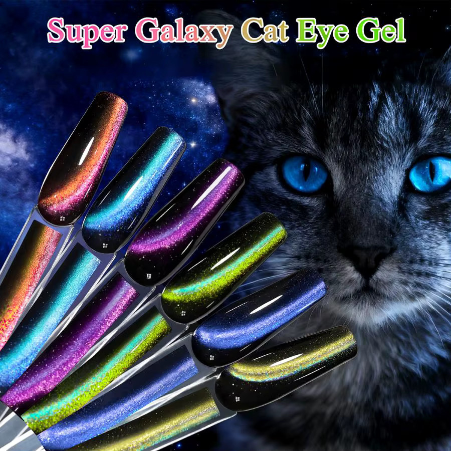 QAZIXU Gel-Nagellack, Lila, Schimmernd - Bild 6