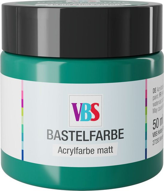 VBS Bastelfarbe Türkis lösungsmittelfrei - Bild 1