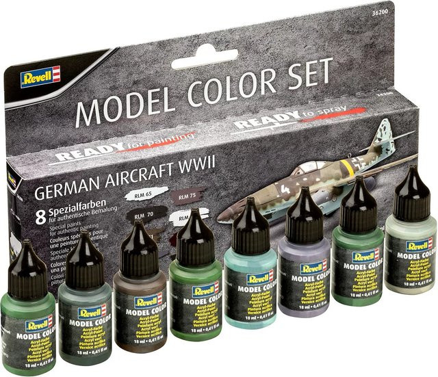 Revell Model Color - Luftwaffe WWII, 8-teiliges Set - Bild 1