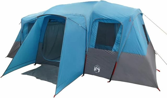 vidaXL Tunnel-Familienzelt für 16 Personen in Blau, wasserdicht, Artikelnummer 94708 - Bild 1