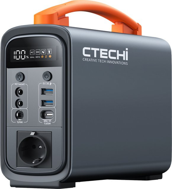 CTECHi Pocket LiFePo4 Batterie-Energiespeicher 200 W tragbare Solar-Powerbank Station als Outdoor-Backup-Generator - Bild 1