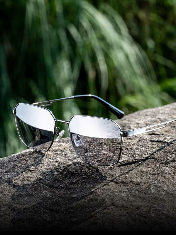 CAPONI Sonnenbrille, Vollrand, Metall, Schwarz, Grau, polarisiert, Herren - Bild 4