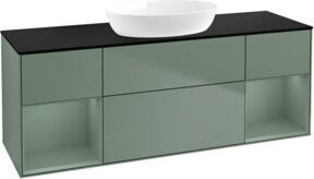 V&B Waschtischunterschrank Finion in Platinbraun, Breite: 160 cm, Tiefe: 50,1 cm, Höhe: 50,1 cm - Bild 1