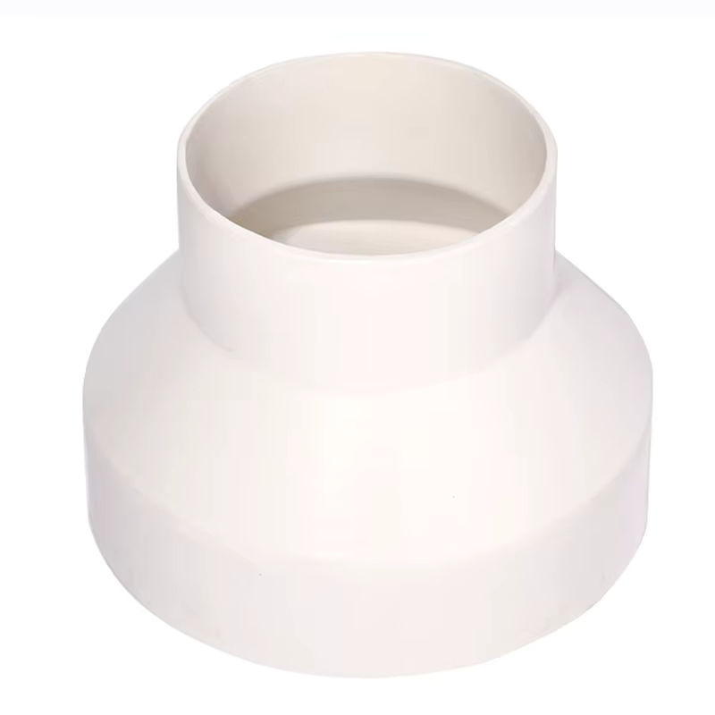 Weißes PVC-Reduzierstück mit geradem Anschluss als Abflussrohr-Adapter für Entwässerungsarmaturen - Bild 6
