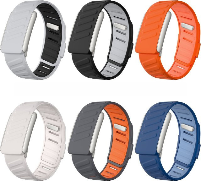 TINUORA Armband, Silikon, Weiß, Unisex, wasserdicht, kompatibel mit Whoop 5.0 ONE, Whoop 5.0 PEAK - Bild 1