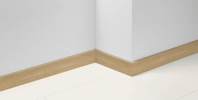 Parador Sockelleiste SL 18 Eiche D097 Braun mit Kabelkanal aus MDF, H x B x T: 70 x 17 x 2200 mm - Bild 1