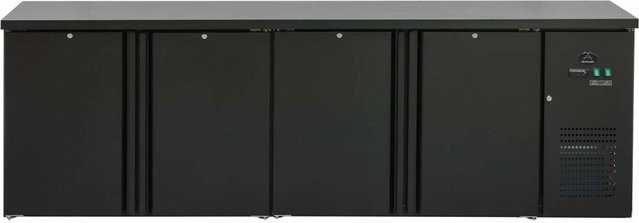 A&S Polarny Flaschenkühltisch Schwarz B/H/T: 254,5 x 84 x 52 cm - Bild 1