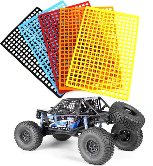 Semalam Simulations-Gummidetz für RC-Autofenster-Gepäcknetz, Gelb, Bunt / Mehrfarbig - Bild 1