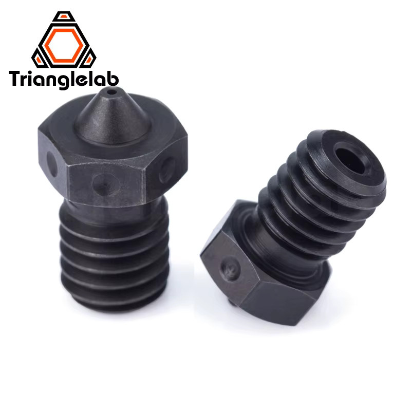 Trianglelab A2 V6-Düse aus gehärtetem Stahl für PEI PEEK Kohlefaserfilament, kompatibel mit V6 Hotend und Dragon RAPIDO Matrix Extruder - Bild 3