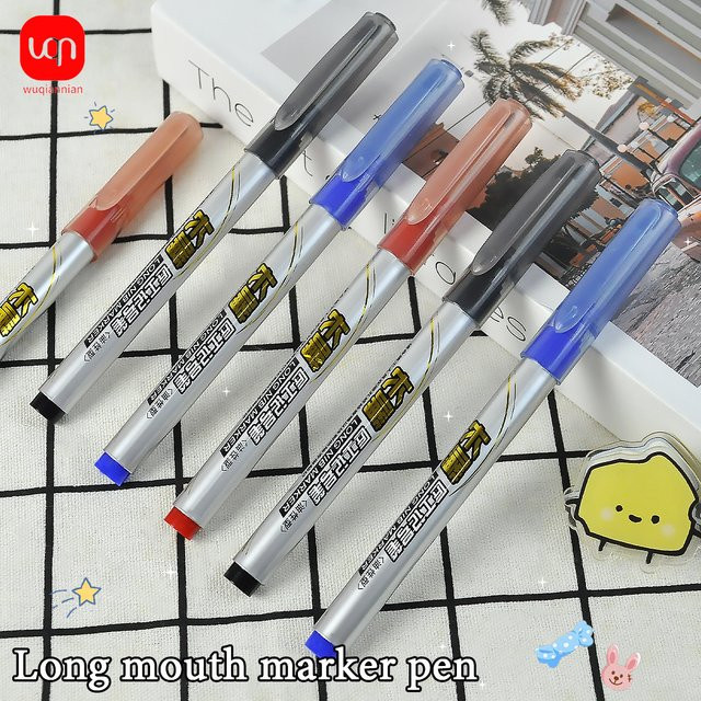 WQN Lange Spitze Marker Set mit 30mm Spitze in Schwarz, Rot und Blau für Holz, Hardware und Büro - Bild 1