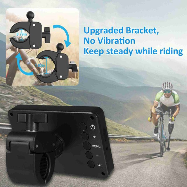 DOACT Rückfahrkamera für Mountainbike und E-Bike mit 4,3 Zoll HD-Display in Schwarz - Bild 1