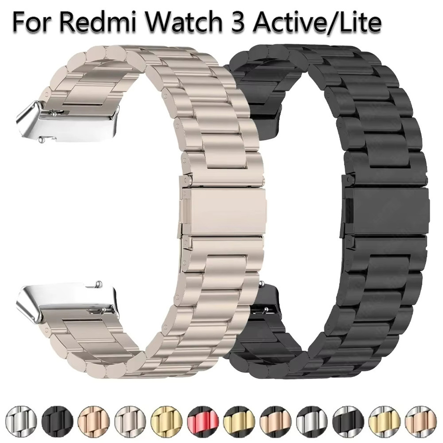 CAOWTAN Uhrenarmband Edelstahl, Silber, Redmi Watch 5, Redmi Watch 3 Lite - Bild 1