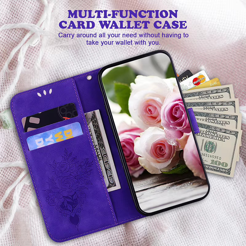 Magnetische Flip Brieftasche Schutzhülle für Huawei Y9 Y7 Prime Y5 Y6 2019 Y5p Y6p Y8p Y9s Y7a in Blau - Bild 4
