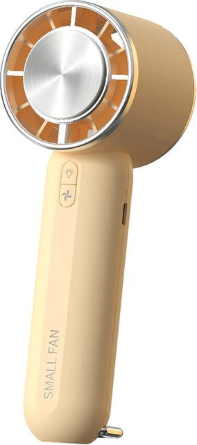 Tragbarer Mini-Ventilator Techsuit HX138, Gelb, wiederaufladbar und leicht - Bild 1
