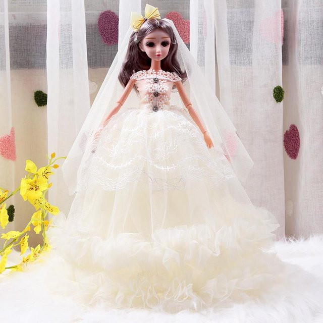 Toy and gift land Prinzessin Puppe, weiß, 45cm - Bild 1