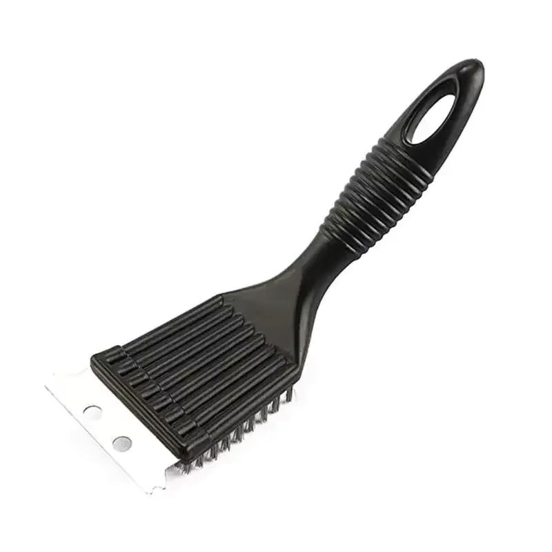 Multifunktionale Grillreinigungsbürste aus Edelstahl in Schwarz für Grill und Ofen - Bild 3