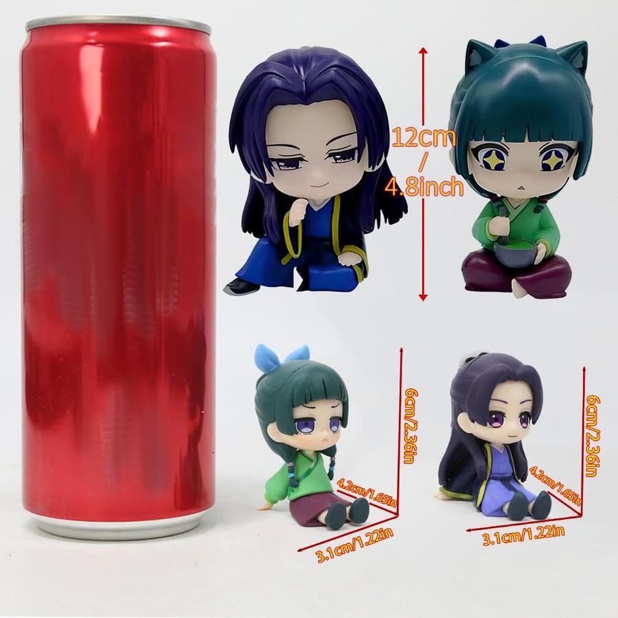Fashnics Die Apotheker-Tagebücher Maomao Jinshi Mini-Figur 4-teiliges Set - Bild 5