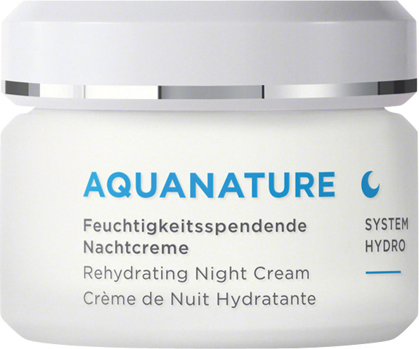 Annemarie Börlind AquaNature Feuchtigkeitsspendende Nachtcreme mit Hyaluronsäure, Aloe Vera - Bild 1