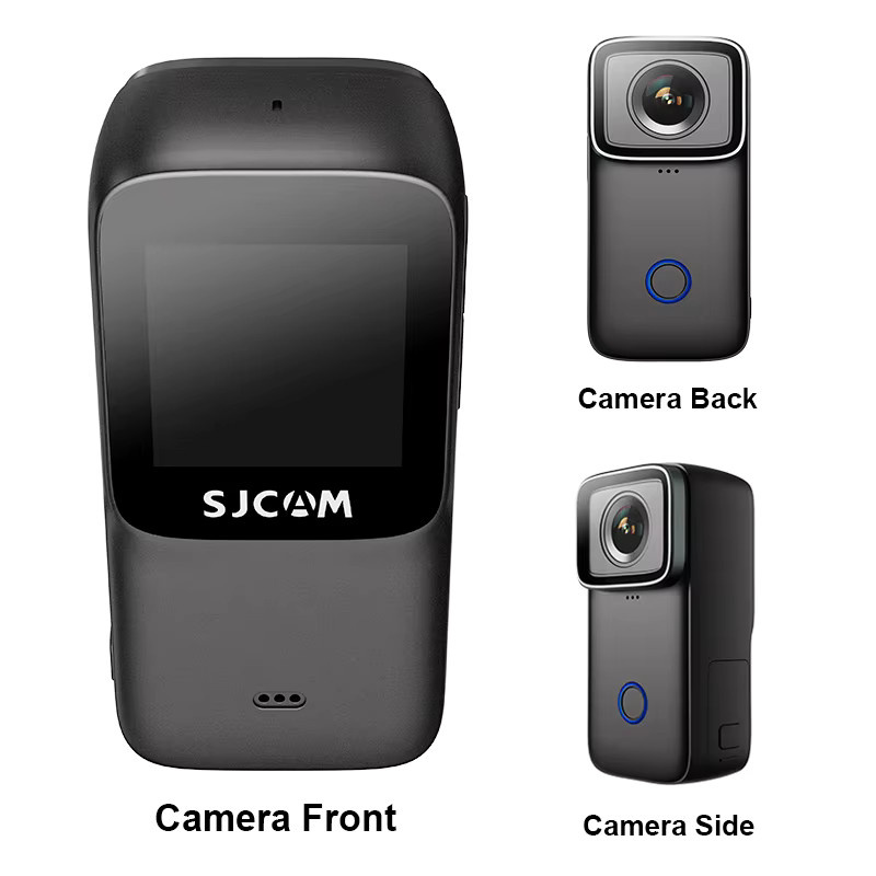 SJCAM C200 4K Action-Kamera mit Gyro-Stabilisierung und 154 Grad Weitwinkel in Schwarz - Bild 6
