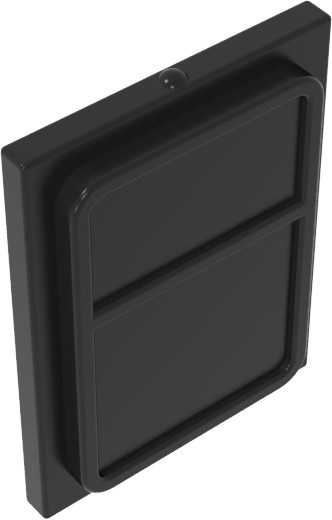 Gobricks Ziegel Glas, Baustein, 10-teiliges Set, Schwarz - Bild 1