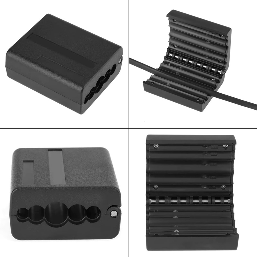 Flachbandkabel-Abisolierer für 4,5–11 mm mit Glasfaserpuffer und losem Röhrenschneider in Schwarz - Bild 3