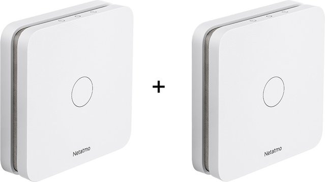 Netatmo Smart Carbon Monoxide Alarm 2er-Set Weiß - Bild 1