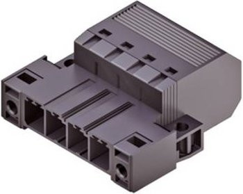 Weidmüller Stiftgehäuse-Kabel Schwarz mit 3 Rastermaß 7.62 mm 40 Stück - Bild 1