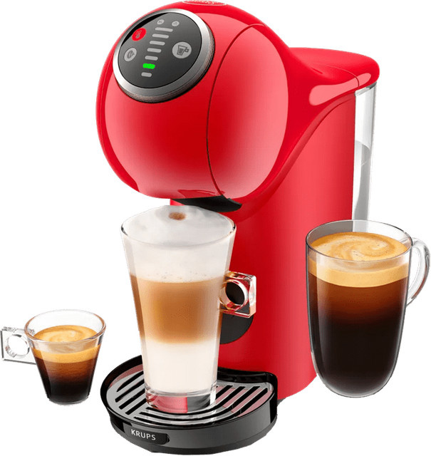 Krups Dolce Gusto Genio S Plus Kapselkaffeemaschine in Rot mit Vorinfusion und programmierbarer Portionierung - Bild 1