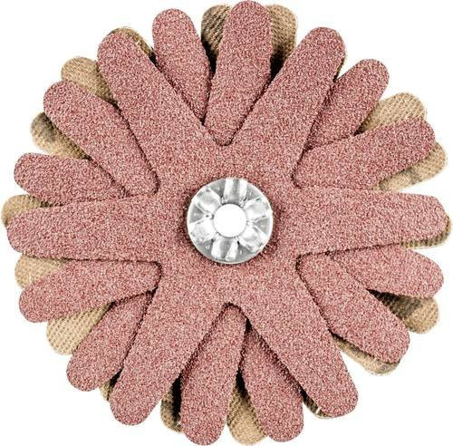 PFERD Schleifsterne für Winkelschleifer, Durchmesser: 60 mm, 10 Stück, Braun - Bild 1
