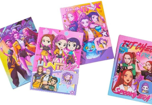 Discover Intime Kpop Teufelsjäger Tagebuch mit magnetischem Verschluss, Mehrfarbig, B: 12,0 cm, H: 13,0 cm - Bild 1
