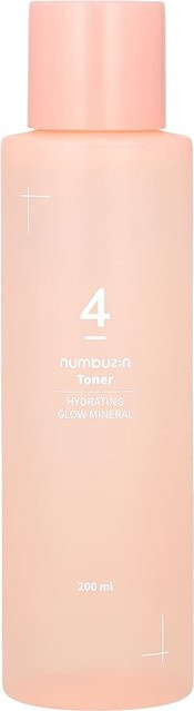 Numbuzin No. 4 Hydrating Glow Mineral Toner, 200 ml, mit Niacinamid und Hyaluronsäure - Bild 1