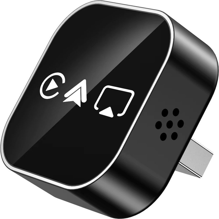 NUOYING 4-in-1 Wireless CarPlay und AirPlay Adapter mit AI Smart Car System in Schwarz und Silber - Bild 5