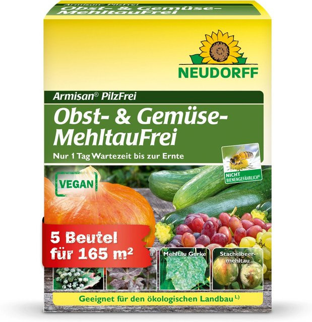 Neudorff Armisan Pilzfrei biologisches Mittel gegen Mehltau für Obst, Gemüse und Zierpflanzen, 50 g - Bild 1