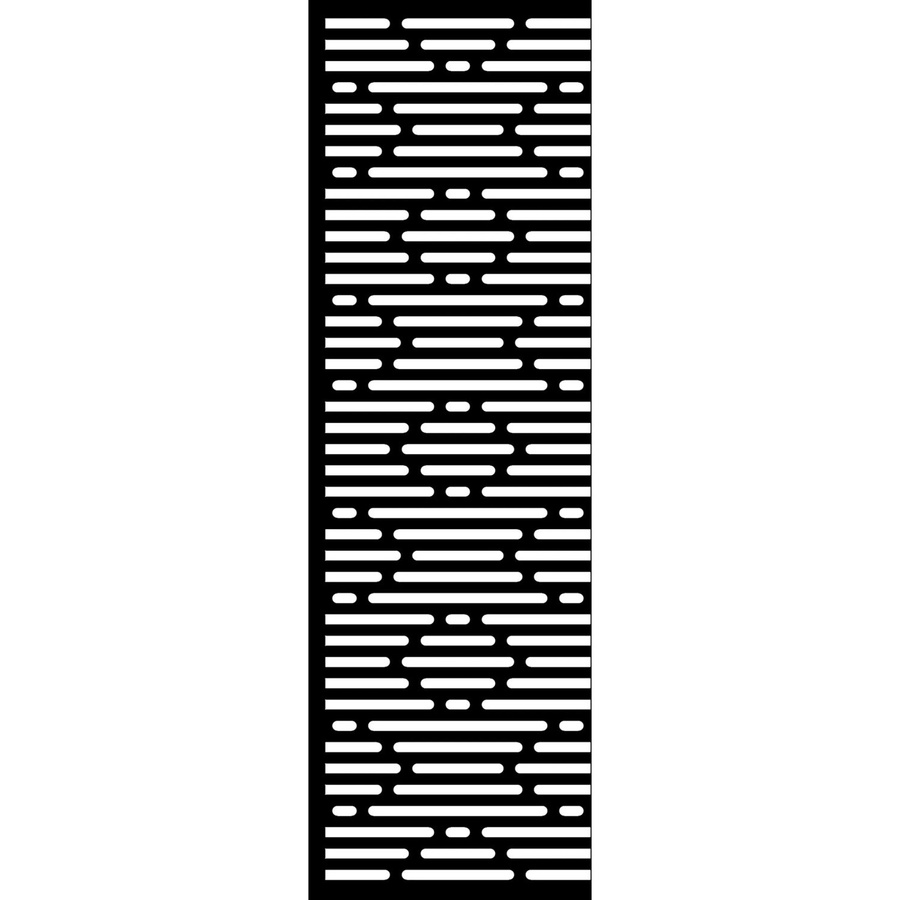 GroJa Designelement Lines XL für Steckzaunsysteme aus Aluminium, Anthrazit, B: 180 cm, H: 60 cm - Bild 2