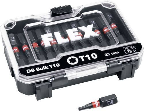 Flex DB Bulk Bit-Set T10-25mm Schwarz - Bild 1