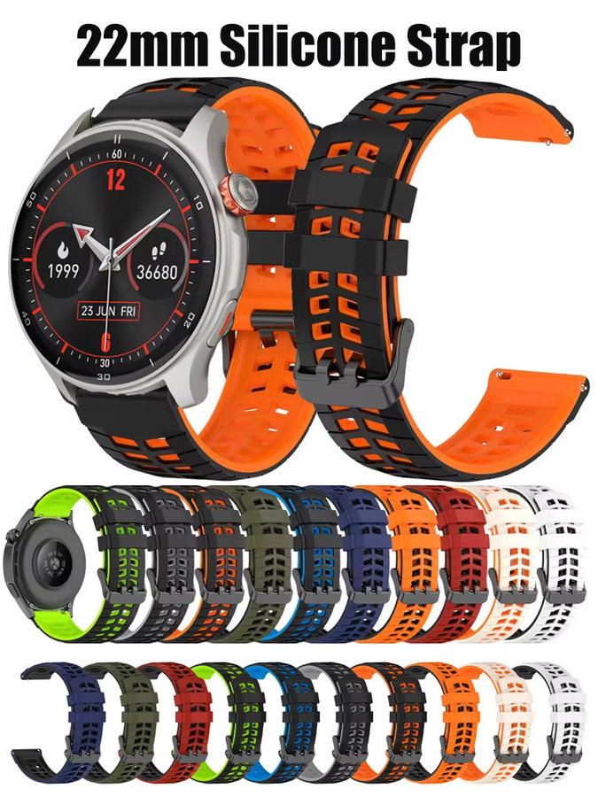 IGPSPORT Smartwatch-Armband, Silikon, 22 mm, bunt - Bild 6