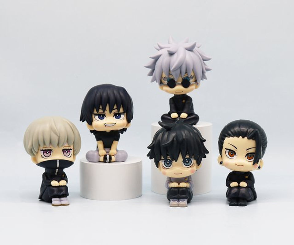 Bandai Jujutsu Kaisen Anime Figuren Set aus PVC, mehrfarbig - Bild 1