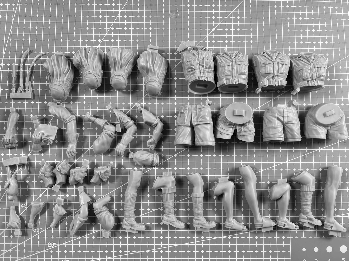 EVANOVM Desert Operation Special Forces, Gussharz-Modellbausatz, 1:16 - Bild 1