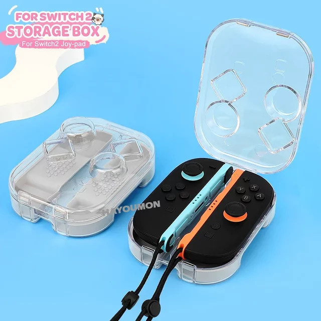 Ispoofer Transparente Staubschutz-Schutzhülle für Nintendo Switch Joypads (links und rechts) - Bild 1