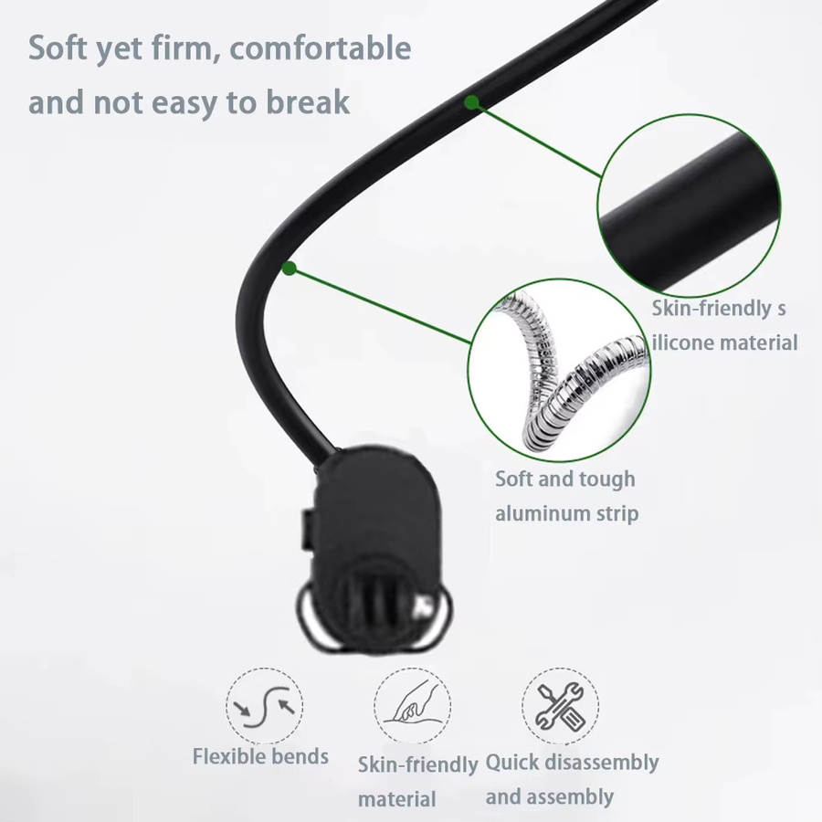 ERIKOLE Action Kamera Neck Mount mit Quick Release Brusthalterung in Schwarz für GoPro Hero, Insta360 und DJI OSMO Action sowie Smartphone - Bild 3