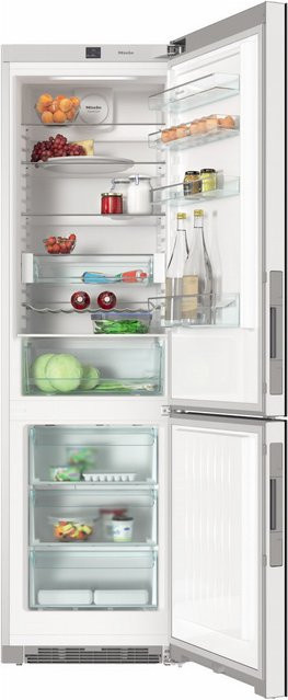 Miele Kühl-Gefrier-Kombination KFN 29233 D bb in Edelstahl-Look und Weiß - Bild 1