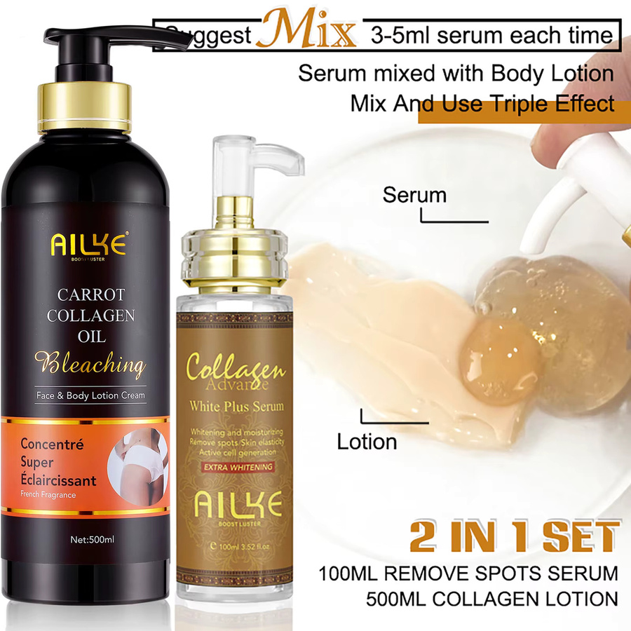 AILKE Body Lotion mit Kollagen, 500 ml, Unisex - Bild 4