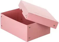 Falken Aufbewahrungsbox PureBox A5 in Pink, B: 18 cm, H: 25 cm, T: 10 cm - Bild 1