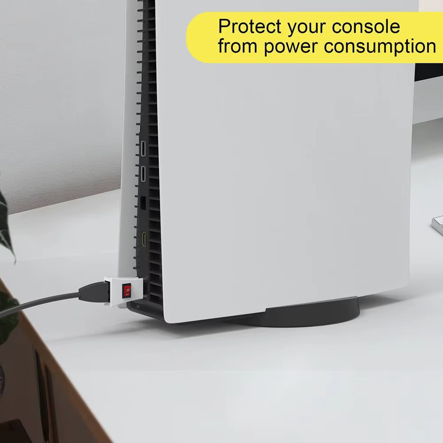 ALLOYSEED Schutzschalter-Adapter Stromausfallschutzvorrichtung in Weiß für PS5, PS4, PS3 und Xbox Series X - Bild 2