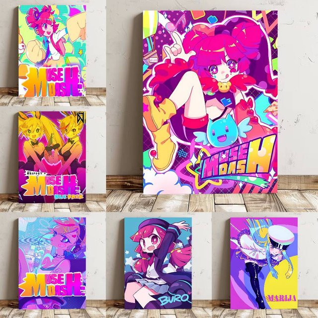 Muse Dash Poster Bilibili Wandkunst Aufkleber Mehrfarbig - Bild 1