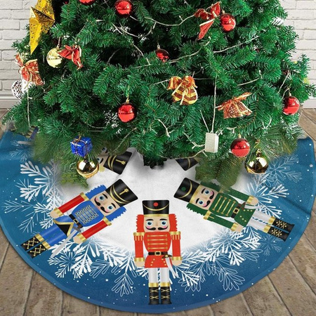 VIKAMA Nussknacker Weihnachtsbaum Rock als Dekoration für Innen und Außen in Multicolour