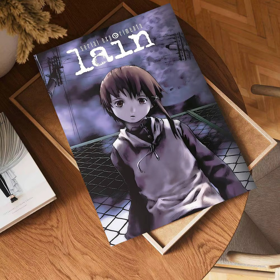 Potdemiel Anime S-Serial Experiments Lain DIY Sticky Poster Whitepaper Prints in Weiß für Nordic Home Decor - Bild 4